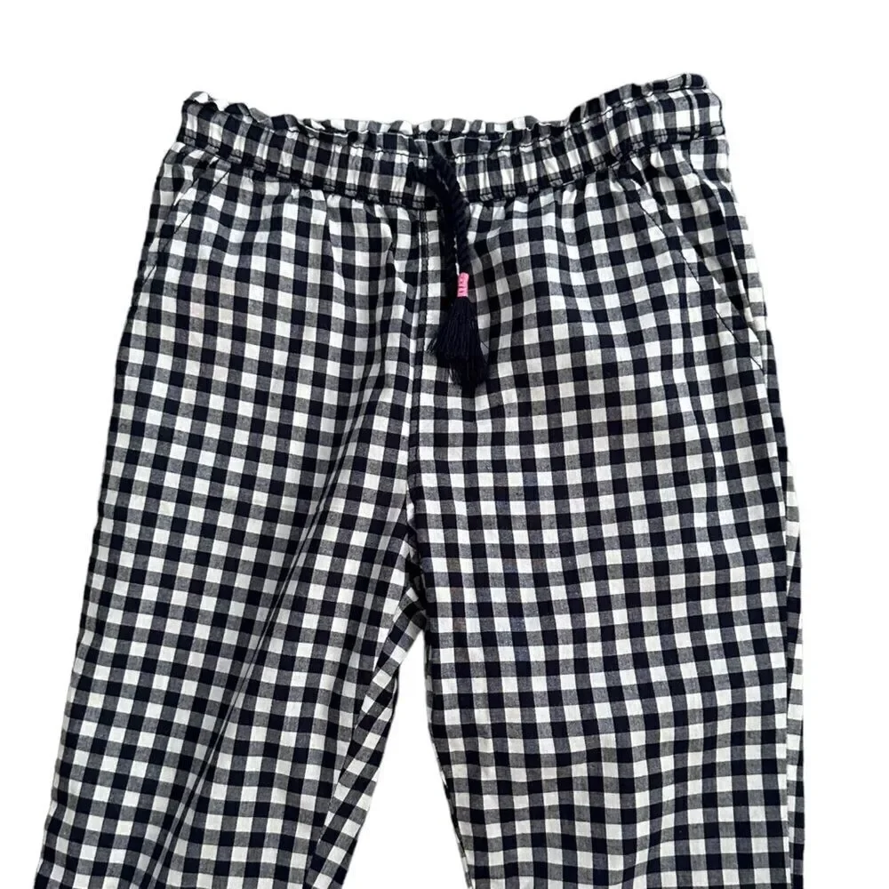 GAP Kids | Navy | GINGHAM COTTON JOGGERS